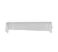 Yosoo Health Gear Nappe Rectangulaire Anti-Taches, 145 x 320 cm, Polyester, Blanc, pour Table de Banquet, Fêtes et Mariage