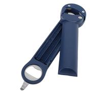 Yosoo Health Gear Ouvre-bocal Rétractable, Ouvre-bouteille Réglable en Acier Inoxydable 19,5 X 5 Cm avec Poignée d'engrenage et Torsion Permettant d'économiser du Travail pour la Cuisine à (BLUE)