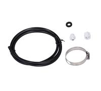 Yosoo Health Gear Pack de Connexion d'alimentation de Chlorinateur, Kit de Tuyau d'alimentation de Chlorinateur en Plastique et en Acier Inoxydable avec Tube de Serrage de Joint 'écrou, pour