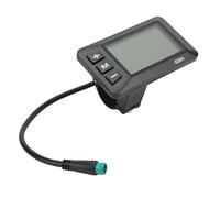 Yosoo Health Gear Panneau D'Affichage LCD pour Vélo électrique, Panneau de Contrôle de Vitesse 36V 48V Affichage étanche à 5 Broches pour Guidon de 22,2 Mm