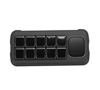 Yosoo Health Gear Panneau de Commande Vocale AI, Clavier Macro LCD Mécanique ABS avec 10 Touches LCD, écran 2,01 Pouces, USB WiFi 2,4 GHz, Reconnaissance Vocale pour Le Streaming de Bureau à (Black)