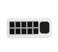 Yosoo Health Gear Panneau de Commande Vocale AI, Clavier Macro LCD Mécanique ABS avec 10 Touches LCD, écran 2,01 Pouces, USB WiFi 2,4 GHz, Reconnaissance Vocale pour Le Streaming de Bureau à (White)