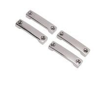 Yosoo Health Gear Paquet de 4 Yeux de Coussinet de Sangle Supérieure de Boucle de Pied d'acier Inoxydable, Yeux de Coussin D'arrimage de 42mm pour la Marine de Bateau de Kayak