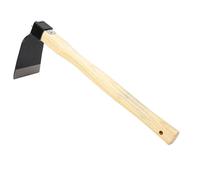 Yosoo Health Gear Petite Houe à Main 10.5x8.5cm X 38cm, Manche en Bois, Outil de Désherbage de Jardin en Acier au Carbone pour Le Jardinage Domestique