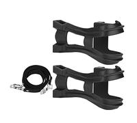 Yosoo Health Gear Pince d'orteil de pédale de vélo, Pinces d'orteil de pédale de vélo réglables et Sangles pour vélo de Montagne VTT de Route