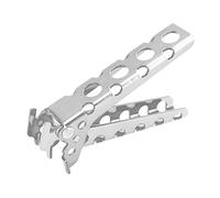 Yosoo Health Gear Pinces à Aliments Chauds, Pince à Four, Pince Gastronomique en Acier Inoxydable, Pince Anti Brulure pour Plat Chaud, Les Assiettes Et Les Bols dans La Cuisine (Silver)