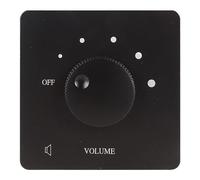 Yosoo Health Gear Plaque Murale de Contrôle de Volume, Contrôleur de Volume 50W 5 Gentus Bouton de Réglage pour les Haut-parleurs à Domicile (BLACK)
