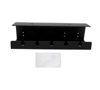 Yosoo Health Gear Plateau de Gestion des Câbles sous Le Bureau, Organiseur de Câbles avec Grande capacité, Double Méthode de Montage, Conception de Ventilation Spacieuse pour Le B (Black)