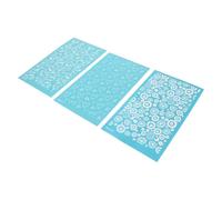 Yosoo Health Gear Pochoirs de Sérigraphie en Argile Polymère, Kit D’impression Réutilisable, Maille en Polyester Réutilisable, Kit D’impression pour L’artisanat de Boucles ’oreilles de Bijoux (202,