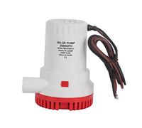 Yosoo Health Gear Pompe à Cale, 12V 24V 2000 GPH Pompe à Drainage DC Submersible DC pour Bateau Marine RV, Drainage des Eaux Usées de la Piscine de L'étang (24V)