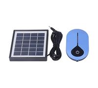 Yosoo Health Gear Pompe à Oxygène Pompe à Air Solaire à Oxygène d'Aquarium 6 V 1,5 W avec Batterie au Lithium 3 Modes Faible Bruit Grand Volume d'air pour Aquarium Panne de Courant Pêche