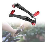 Yosoo Health Gear Protecteur de guidon de moto 7/8 pouces, garde de levier d'embrayage de frein de moto universel pour moto, moto, scooters, voitures électriques, VTT (rouge)
