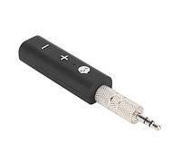 Yosoo Health Gear Récepteur Bluetooth ABS, Adaptateur 3,5 Mm Bluetooth 5.0 avec Clip, Couplage Double Téléphone, Micro HD, 110 MAh 4 à Heures pour écouteurs Filaires Stéréo de Voiture, Appels Mains
