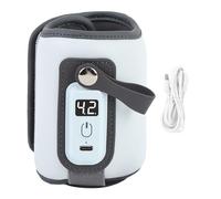 Yosoo Health Gear Réchauffeur de Lait pour bébé, 5 Réglages de Température Réglables REPLAGE LCD Bouteille de Chauffage Rapide avec Câble USB pour Voyager (BLUE)