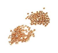 Yosoo Health Gear Rivets à Double Capuchon Clous d'Artisanat en Cuir en Fer 8 X 8 Mm 100 Ensembles d'attaches Métalliques Rondes pour Sacs Chaussures Chapeaux Pantalons Bricolage Réparation et