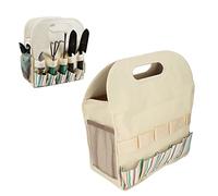 Yosoo Health Gear Sac à Outils de Jardin, 35 * 17 * 40 Cm, Organisateur de Fourre-Tout de Rangement en Tissu Oxford pour Outils et Accessoires de Jardinage en Plein Air Intérieur, (Coutures à