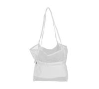 Yosoo Health Gear Sac de Plage en Mesh, 35x55x17cm, Sac à Main à la Bac à Main en Tissu Oxford, Fourre-Tout pour la Piscine pour la Plage de Vacances Essentielles (White)