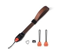 Yosoo Health Gear Sangle de Poignet de Caméra Réglable, Charge de 90 Kg, Sangle de sécurité Magnétique avec Manchette en Cuir pour la Plupart des Appareils Photo et Jumelles Numériques (Brown)