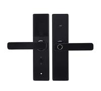 Yosoo Health Gear Serrure de Porte Intelligente, Serrure électronique WiFi avec Digitale, Mot de Passe, Carte, Application, Déverrouillage à Distance, Alimentation de Secours USB pour les Utilisateurs