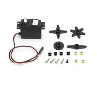Yosoo Health Gear Servomoteur, 5,5 kg/cm Moteur à Engrenages CC à Rotation Continue à 360 ° avec potentiomètre de réglage de Position méso pour modèle d'hélicoptère d'avion de Voiture de