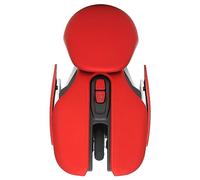 Yosoo Health Gear Souris sans Fil Ergonomique, 3 DPI Réglables (Rouge) | Construction ABS en aluminium, batterie intégrée de 500 mAh, récepteur USB, Plug and Play, travail sur ordinateur de bureau