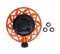 Yosoo Health Gear Sprinkler à la Pelouse avec Une Base Décorative en Métal 8 Motifs d'eau Stationnaire sur Motif de Tourelle Automatique de Gicleurs pour Yard de Petites et Grandes (Style américain)