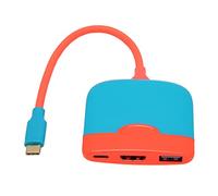 Yosoo Health Gear Station d'accueil TV Portable, Station d'accueil de Charge Portable 3 en 1 4K USB3.0 PD Adaptateur D'interface Multimédia de Charge Rapide Hub Dock Adaptateur USB C vers HDMI