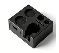 Yosoo Health Gear Station de Bourrage Réglable en Hauteur 7 en 1, Support à café avec Tiroir de Rangement Compact pour Porte-filtres de 51 Mm, 54 Mm, 58, Base Antidérapante pou (BLACK)