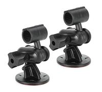 Yosoo Health Gear Support de Caméra de Tableau de Bord Pom, Lot de 2 Supports de Caméra de Tableau de Bord Réglables à 360 Degrés, Base de 40 Mm, Tête Sphérique de 16 Mm, Ventouse Universelle DVR de