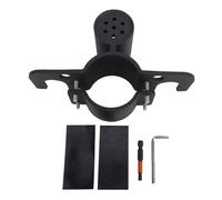 Yosoo Health Gear Support de Chaîne de Remorque en Aluminium Robuste, Support de Prise à 7 Voies pour Crics de Remorque de 2" et 2 de 1 à 4", Organisateur de Chaîne Noir pour la Gestion des Câbles