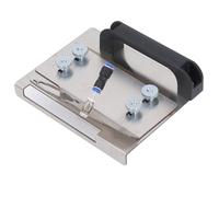 Yosoo Health Gear Support de Meuleuse D'angle pour Carrelage, Outil de de Chanfrein à 45 Degrés, Support Réglable en Acier Inoxydable pour Pierre Céramique