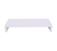 Yosoo Health Gear Support de Moniteur en Acrylique, Support de Bureau D'Ordinateur Transparent, Support D'affichage pour Organisateur de Bureau LCD LED en Bois pour Ordinateur Portable de (Blanc)