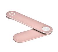 Yosoo Health Gear Support de Téléphone pour Ordinateur Portable en Alliage d'aluminium, Support pour Ordinateur Portable 12 X 3 X 0,5 Cm, Clip Magnétique sur Double écran Réglable pour la Maison,