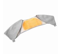 Yosoo Health Gear Support d'épaule chauffant électrique en bambou, Double attelle réglable pour le cou et le dos, Soulage les douleurs musculaires et les raideurs, Taille L