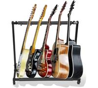 Yosoo Health Gear Support Guitare Cadre, Stand pour 5 Guitares, Support De Guitare Universel à 5 Compartiments, Pied De Guitare Multiple Pliable