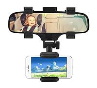 Yosoo Health Gear Support Téléphone Rétroviseur Voiture, Fixation Telephone Voiture pour Rétroviseur de Voiture Universal pour Smartphone GPS