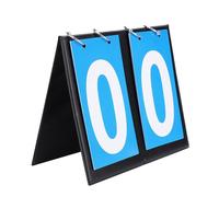 Yosoo Health Gear Tableau de Score Portable à Retournement, 2 3 4 | Affichage manuel du jeu, numéros imprimés clairement, suivi sans batterie, tournois en classe sur les courts