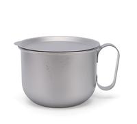 Yosoo Health Gear Tasse à café Ti 500 Ml Tasse Tis Pure Ti Monocouche 99,8% de Titane Pur pour la Randonnée Camping Bureau D'eau à Large Bouche avec Poignée Ergonomiq