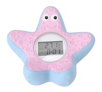 Yosoo Health Gear Thermomètre de Bain étoile de Mer, Capteur Numérique de Température de L'eau LCD, avec Alertes Lumineuses Colorées, pour L'heure du Bain de bébé