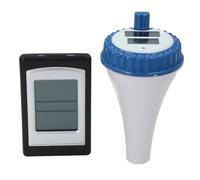 Yosoo Health Gear Thermomètre de Piscine sans Fil à énergie Solaire avec Jauge Flottante IPX8 étanche à L'eau pour Moniteur de Température D'aquarium D'étang de