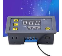 Yosoo Health Gear Thermostat de Régulateur de Température Numérique, électronique, Contrôle de Température Double Mode Réglable de 32 à 176 Fahrenheit pour les Applications de Refroidissement ou de