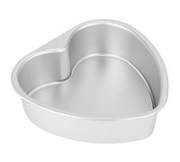 Yosoo Health Gear Tin à Gâteau de Forme de Coeur avec Fond Amovible, Alliage en Aluminium Antiadhésif Moule de Gâteau de Cuisson à Pâtisserie pour la Fête D'anniversaire de Mariage
