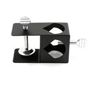 Yosoo Health Gear Torch Metal Work Clamps 4 Pack, 216g Iron (BLACK) | Support réglable avec vis à pouce, coussinets antidérapants rembourrés, finition noire mate, utilisation en atelier sur table