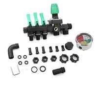 Yosoo Health Gear Vanne de Commande de Pulvérisateur Agricole, Séparateur D'eau à 3 Voies, Matériau ABS Antirouille, avec Accessoires pour L', L'élevage et L'aquaculture