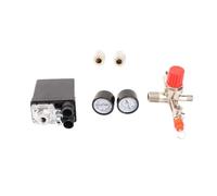 Yosoo Health Gear Vanne de Commande de Régulateur de Pression de Pressostat électronique avec 2 Jauges 90-120psi 20A pour Système de Compresseur D'air