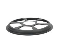Yosoo Housse Haut-Parleur 10 Pouces, Grille Protection Fer Noir | Grille Décorative Subwoofer, Compatibilité Universelle, Trous Vis 4, Résistance Chocs, Installation Simple Auto Durable