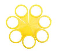 Yosoo Indicateurs D'écrou de Roue de 33 Mm, écrou de Roue de Contrôle de sécurité Jaune Haute visibilité pour Camions Remorques Bus Tracteurs équipement Agricole