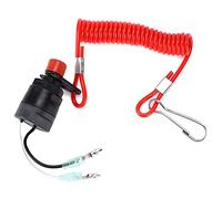 Yosoo Interrupteur d'arrêt de Moteur Hors-bord, Remplacement pour F 2 ou 4 Temps OEM : 688-82575-01, avec Cordon d'Interrupteur 'arrêt Hors-bord 6121 688-82575-02-00 F 2 Horaires, Bateau