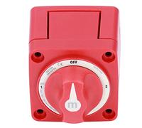 Yosoo Interrupteur de Batterie 300A 3 Position Dual Circuit Power Disconnect Cut Off Off Isolateur pour Marine Boat Car Truck Trailer RV avec IP66 Protection Imperméable