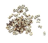 Yosoo Jouet éducatif, Encourage la créativité, la Lumière et la Pratique de la Feuille de Bois 200pcs pour Les Enfants 0-9 Nombres Mixtes Activités à Domicile Projets d'Artisanat, Artisanat en Bois